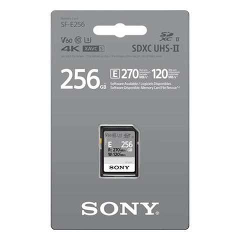 SF-E Series UHS-II U3 V60 - Scheda di memoria digitale Sdhxc, 256 GB, lettura 270 MB / s, scrittura 120 MB / s, SFE256 - Foto 1