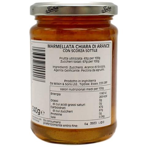 Crystal"" Orange Marmellata Chiara Di Arance Con Scorza Sottile 340 Gr - Foto 2