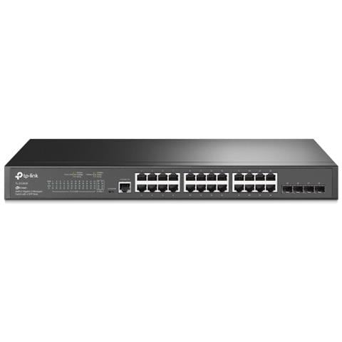 Switch TL-SG3428 24 Porte Gigabit Ethernet 10 / 100 / 100 Mbps RJ45 con 4 Porte SFP Managed - Foto 1
