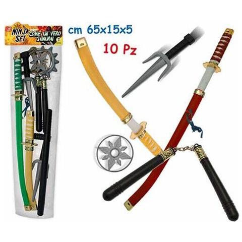 Ninjia Set Piccolo Samurai 10 Pz 3 Colori - Foto 2