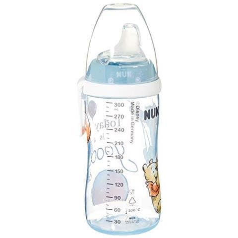 10255529 Disney Winnie The Pooh Prima Scelta Del Silicone Coppa Attivo Bere Beccuccio Da 300 Ml A Prova Di Perdite Da 12 Mesi 109 G Blu - Foto 2