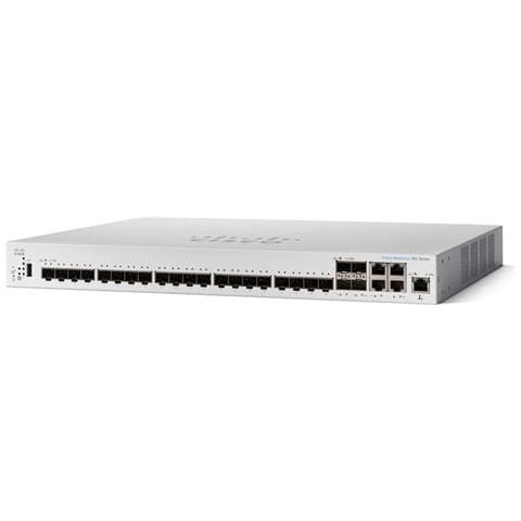 Switch CBS350-24XS-EU, 20X10G SFP+, 4X10G RAME / SFP+ Combo / 1XGE Gestione OOB Colore Grigio - Foto 1