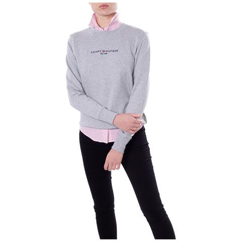 TOMMY HILFIGER - Felpa Donna Essential Girocollo - ePRICE