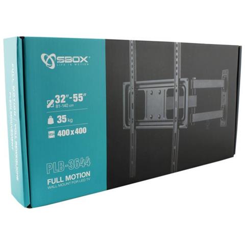 PLB-3644 55" Nero supporto da parete per tv a schermo piatto - Foto 4