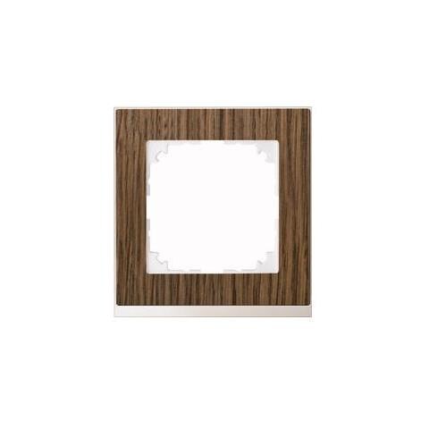 MEG4010-3671 Alluminio, Legno placca per interruttori e coperchio per presa - Foto 1