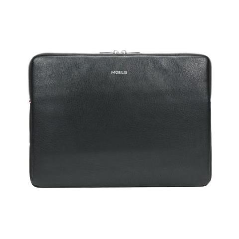 PURE SLEEVE borsa per notebook 35,6 cm (14") Custodia a tasca Nero, Argento - Foto 1