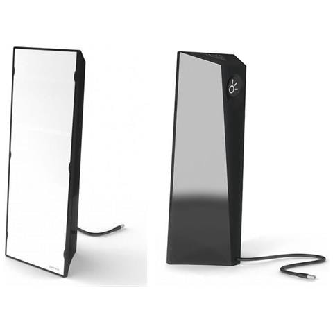 Slimstyle Black03- Lampada Per Luminoterapia - Intensità Luminosa E Colore Regolabili, Senza Uv - 3 Posizioni Di Utilizzo - Foto 1