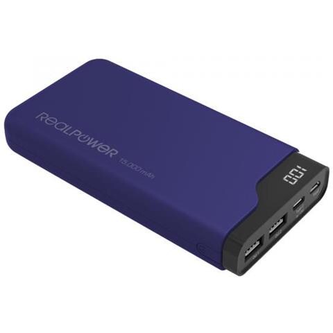 Pb-15000c Navy Blue Batteria Portatile 15000 Mah Nero, Blu - Foto 1