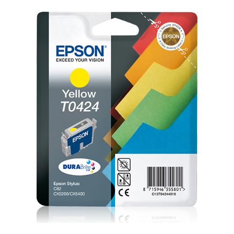 Files Cartuccia Ink Originale Giallo per Stylus C82 / CX5200 / CX5400 Capacità 420 Pagine - Foto 1