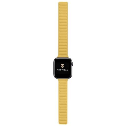 Cinturino 744 Originale Loop Leather Per Apple Watch 1-2-3-4-5-6-7-se 42 44 45mm Yellow - Foto 5