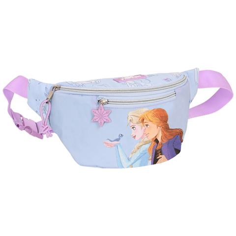 Marsupio Frozen Believe Lilla Per Bambini 23 X 12 X 9 Cm - Foto 1