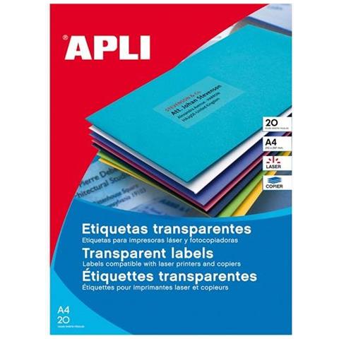 Etichette Per Stampante 581225 210 X 297 Mm 20 Foglie - Foto 1