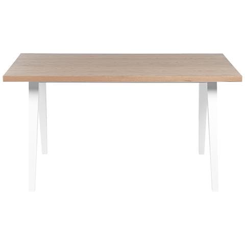 Tavolo Da Pranzo Lenister Marrone/ Bianco 150 Cm 90 Cm - Foto 7