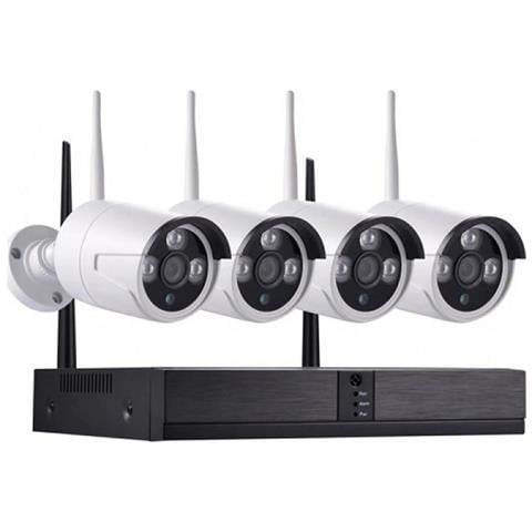 Kit di Videosorveglianza Registrazione 4k Hd Telecamera 4 Canali Cctv Q-s4pro - Foto 1