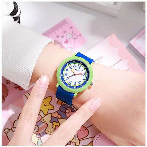 Orologio Quartz Per Bambini Impermeabile Modello Flex, Blu - Foto 2
