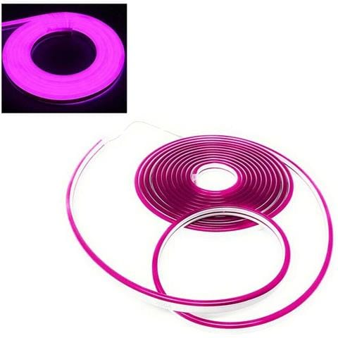 Striscia Led Rosa Fuxia Per Scritte Insegne Luminose Strip Flessibile 5 Mt - Foto 1