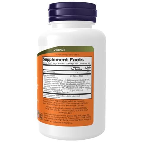 Probiotico-10 E Bifido Boost 90 Capsule Vegetali Now Foods - Foto 2