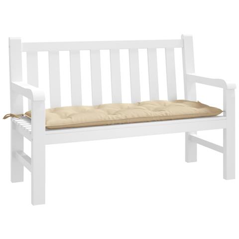 Cuscino Per Panca Beige 120x50x7 Cm In Tessuto Oxford - Foto 1