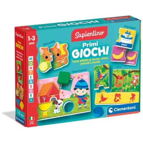 Sapientino Montessori Primi Giochi Schede Educative Per Conoscere Animali Forme E Colori - Foto 1