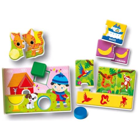 Sapientino Montessori Primi Giochi Schede Educative Per Conoscere Animali Forme E Colori - Foto 2