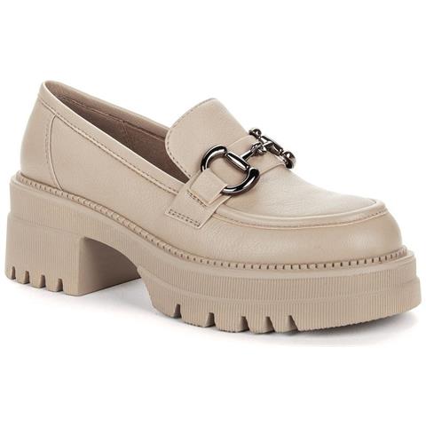 Beige Casual Closed Loafers Mocassino Sintetico E Tessile Scarpe Donna Beige Eu 41, 928020/01-02 - Foto 1
