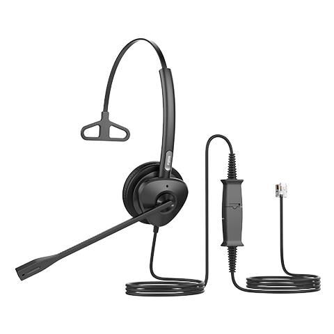 HT301 cuffia e auricolare Cablato A Padiglione Ufficio USB tipo A Nero - Foto 1