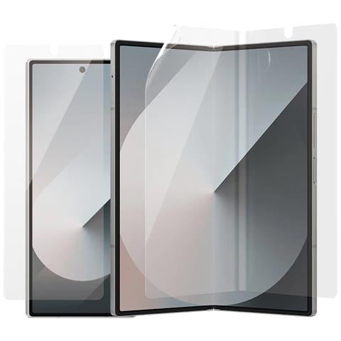 Pellicola Protettiva Per Galaxy Fold 6 Flipfoldflex Edition In Vetro Temperato, Trasparente - Foto 2