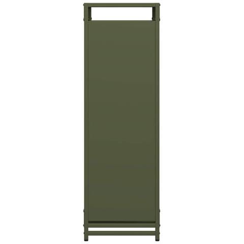 Rastrelliera per Legna da Ardere Verde Oliva 44x28x90 cm - Foto 9