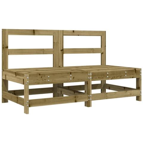 Set Salotto Da Giardino 6 Pz In Legno Impregnato Di Pino - Foto 3