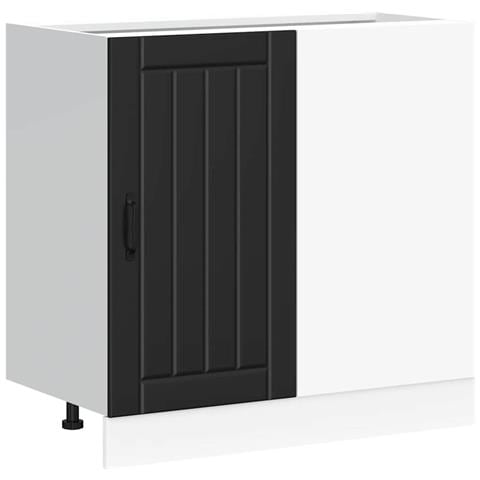 Mobile Base Lavello Lucca Nero In Legno Multistrato - Foto 2