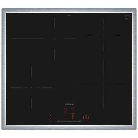 Piano Cottura iQ300 EH645HFB1E a Induzione 4 Zone Cottura da 60 cm Vetroceramica Nero /Inox - Foto 1