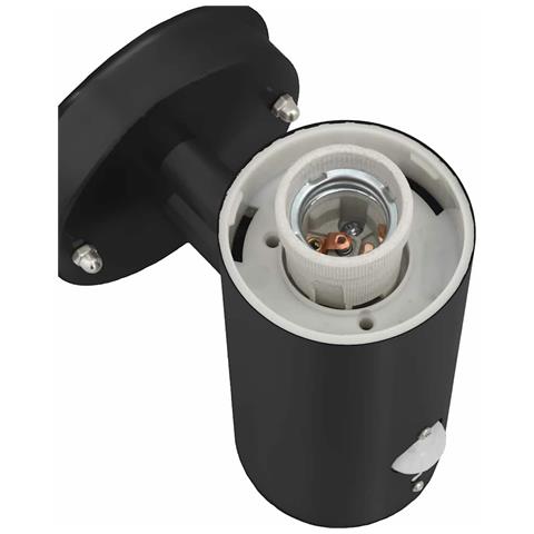 Lampada da Parete da Esterno con Sensore 2 pz Nera Acciaio Inossidabile IP44 - Foto 9