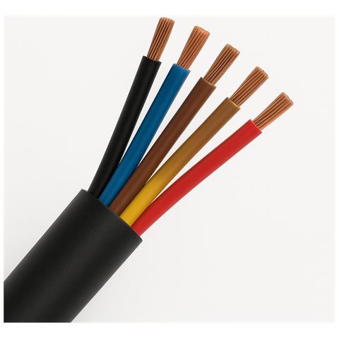 Cavo Elettrico Multipolare 5x1,00mm² - H05vv-f Lunghezza Di 100 Metri - Foto 2