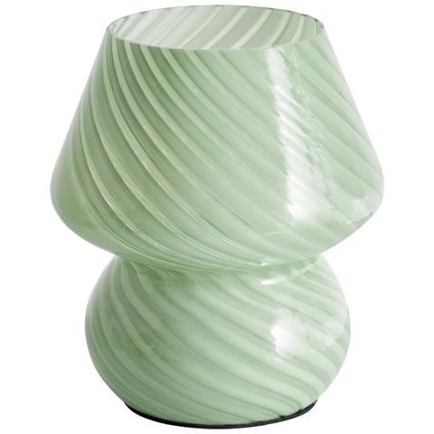 Lampada Da Tavolo Lobo Vetro Verde - Foto 2