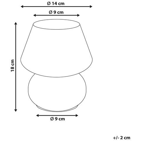 Lampada Da Tavolo Lobo Vetro Verde - Foto 7