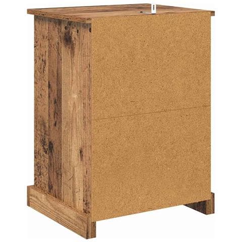 Armadio da Notte 2 pcs Legno vecchio 43 x 36 x 60 cm - Foto 9