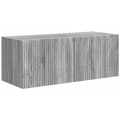 Mobile TV da parete Grigio Sonoma 60 x 31 x 29.5 cm - Foto 1