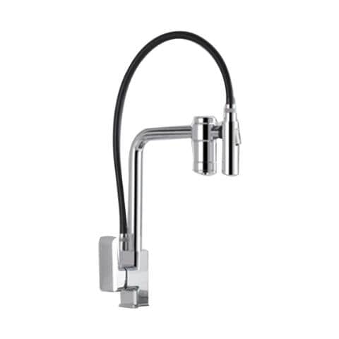 Rubinetto per lavello da cucina, Blackswan, tipo M373, modello cromato, con uscita acqua purificata e doccia mobile a 2 modalità, misura 49 cm - Foto 1