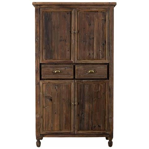 Armadio In Legno 4 Ante E 2 Cassetti 90x45x160h Cm - Foto 2