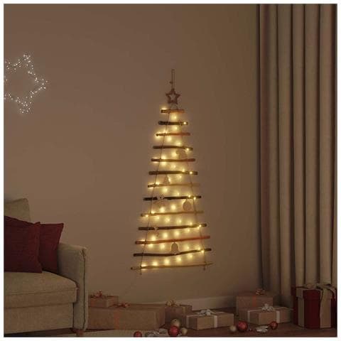 Albero di Natale Naturale 120 cm legno massiccio di frassino - Foto 2