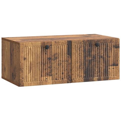 Mobile Porta TV da Muro Legno antico 78,5 x 41 x 30 cm - Foto 1