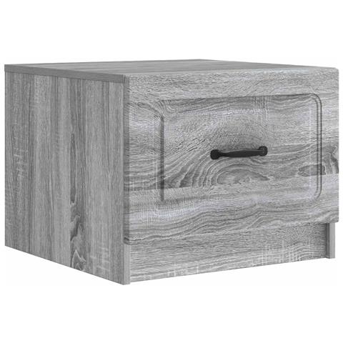 Tavolino da salotto con cassetto Grigio Sonoma 49 x 50 x 37 cm - Foto 1