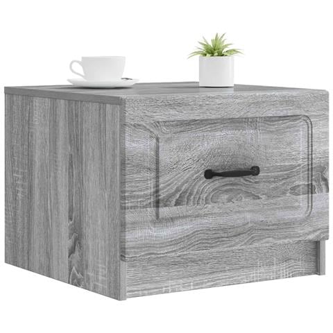 Tavolino da salotto con cassetto Grigio Sonoma 49 x 50 x 37 cm - Foto 2