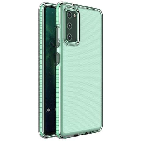 Custodia Trasparente In Tpu Con Cornice Colorata, Progettata Per Samsung Galaxy A72 4g, Colore Menta - Foto 1