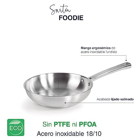 45424 - Padella Foodie, antiaderente, compatibile con tutti i tipi di piani cottura - Foto 2