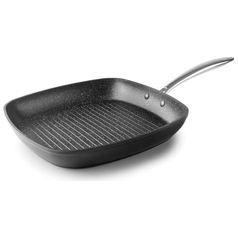 27158 - Grill Easy, Alluminio forgiato, Rivestimento antiaderente a tre strati, - Foto 1