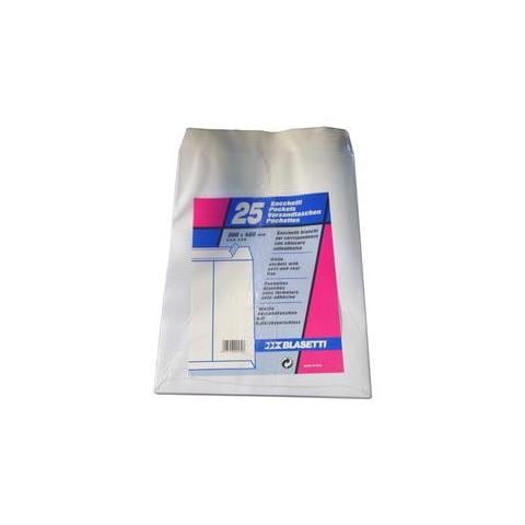 500 buste a sacco bianco 300x400mm 100gr c / strip self - Foto 1