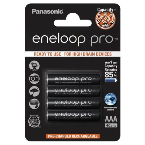 1x4 Panasonic Pro Micro AAA 900 mAh - Europa - Foto 2