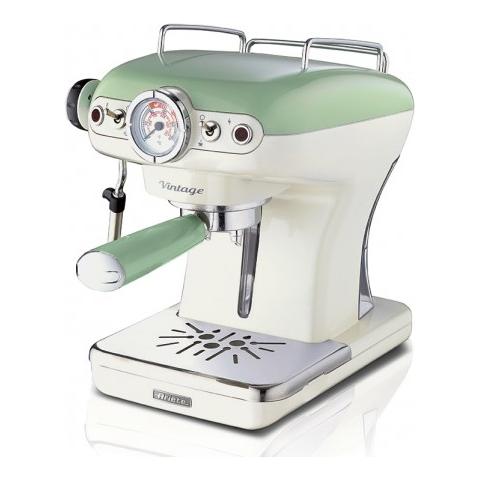 Macchina da Caffè Vintage Potenza 900 Watt Colore Verde - Foto 2