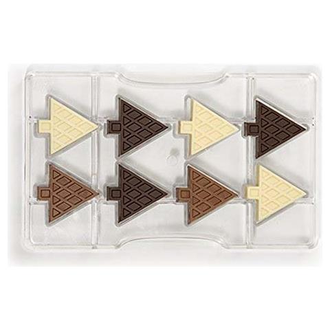Stampo cioccolatino abete incastro 8 cavita' - Foto 1